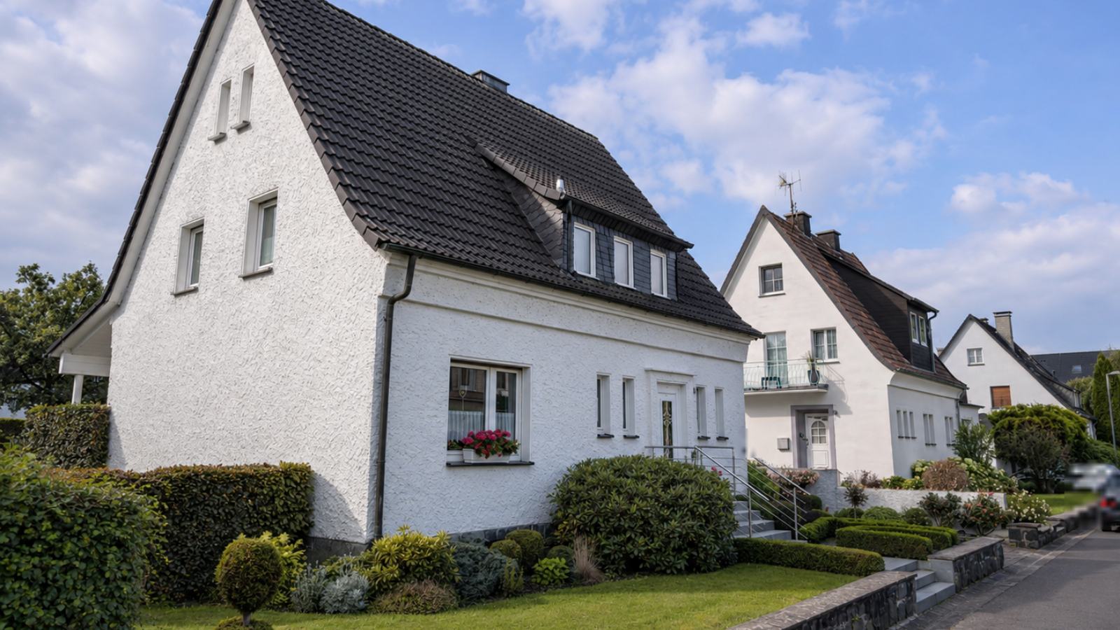 Freistehendes Einfamilienhaus mit steilem Giebel in Olsberg